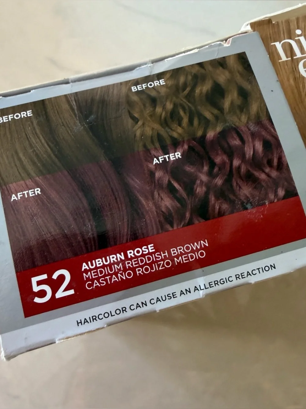 L’Oreal Feria & Clairol Nice & Easy BoxHair Color Deep Conditioner.